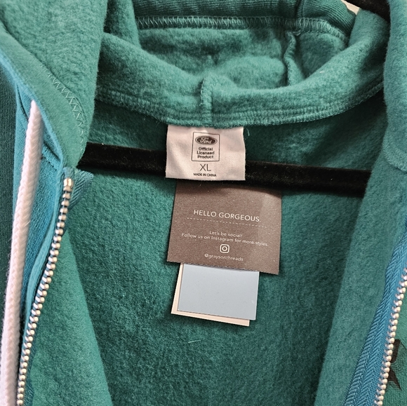 Women's Ford Bronco Zip-up Graphic Hoodie - Picture 4 of 8